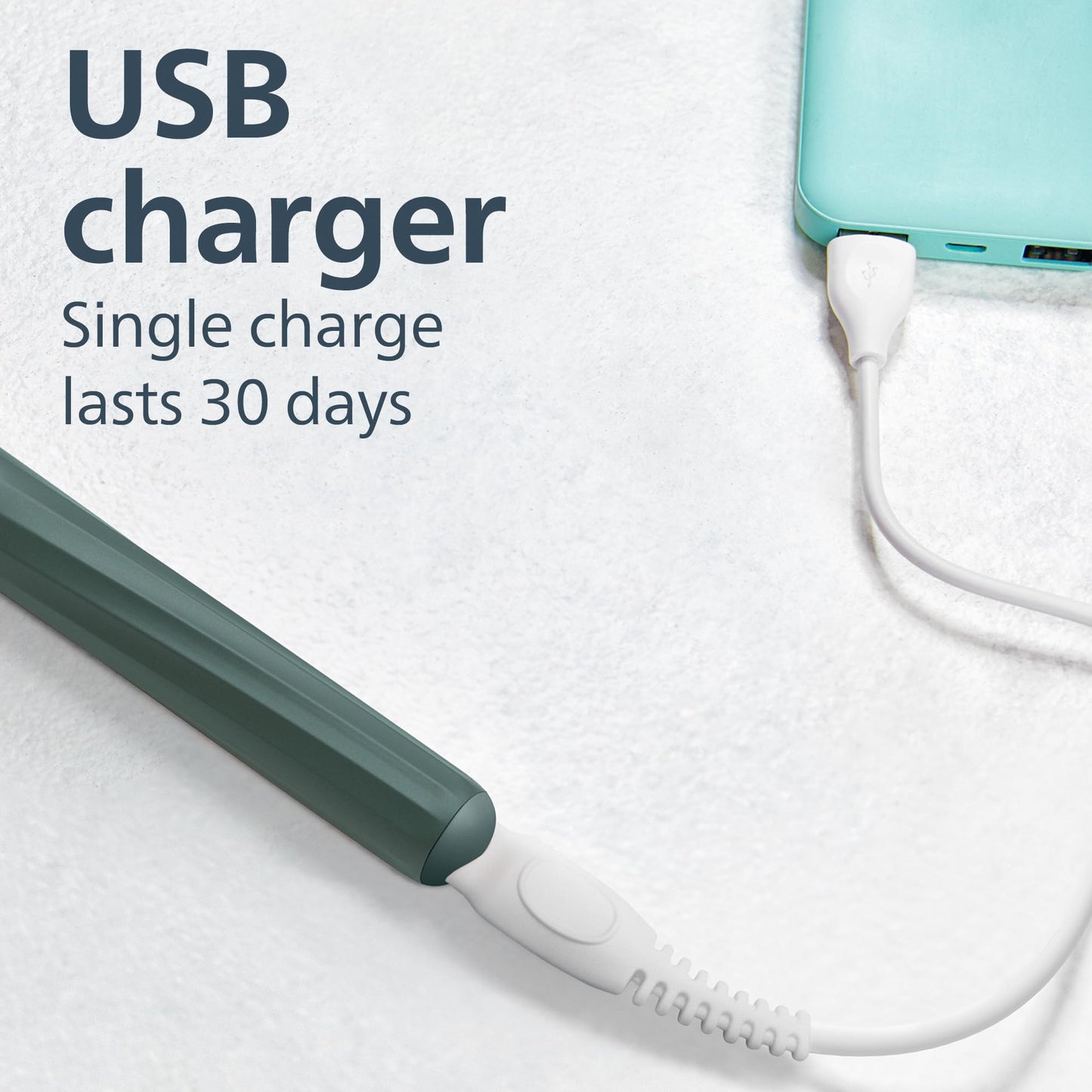 Philips Sonicare One by Sonicare Rechargeable Toothbrush, Sage, HY1200/28