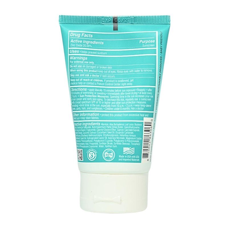 Mineral Sunscreen Lotion SPF 50 - Lightweight & Reef Friendly | 3oz Natural Formula for Face & Body