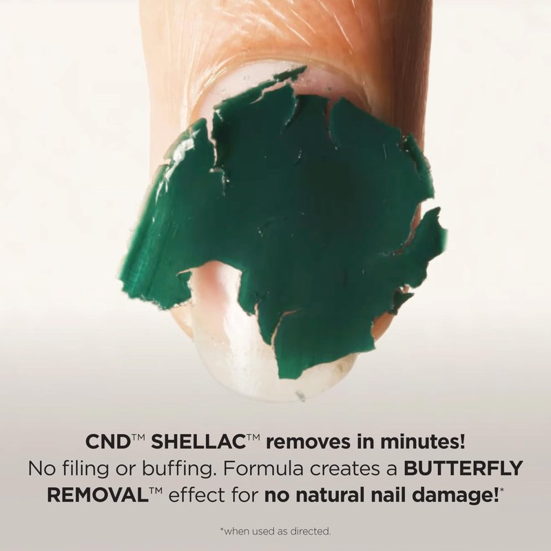 CND Shellac Gel Nail Polish, Long-lasting Nail Paint Color with Curve-hugging Brush, 314 Aura, 0.25 fl oz