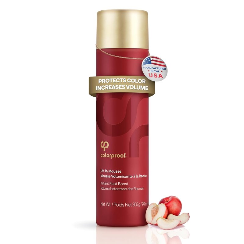 Colorproof Lift It Hair Mousse - Volumizing Formula for Women | Sulfate-Free, White Nectarine Scent | 9 Fl. Oz, Adds Volume & Shine