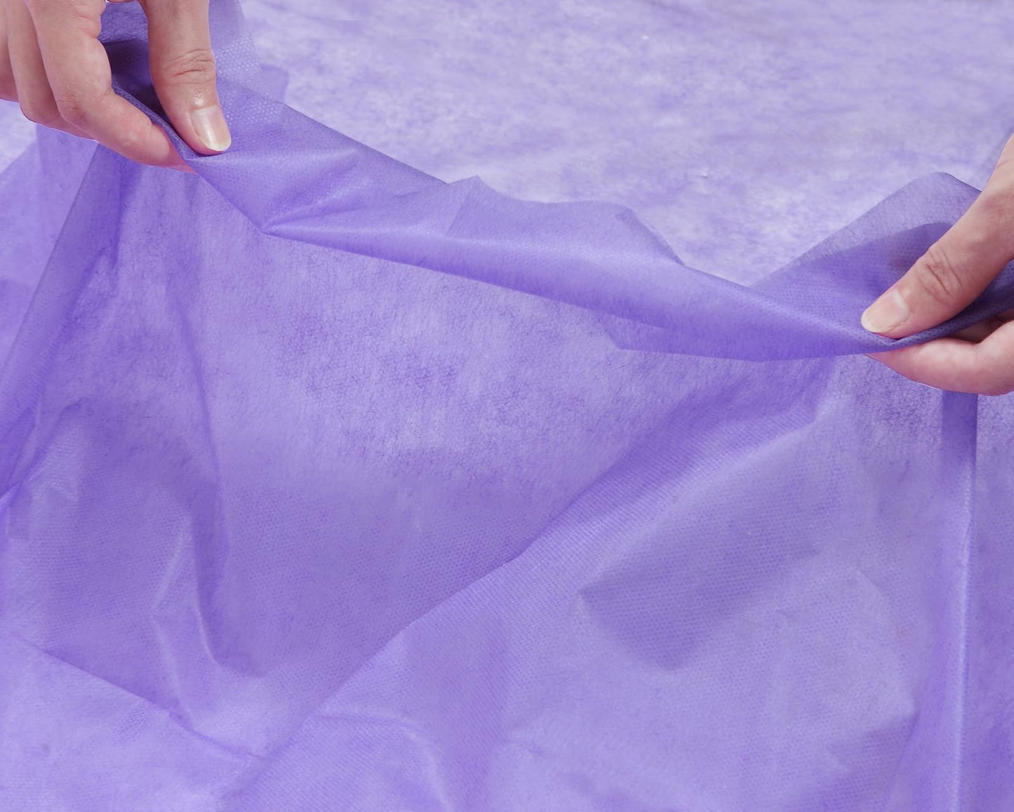 100Pcs Massage Table Sheets, 31''x71'' Waterproof Disposable Bed Sheets, Non-Woven Fabric Massage Table Cover, Breathable Protector Bed Cover for Massage Therapy Tattoo Beauty Salon (Purple)