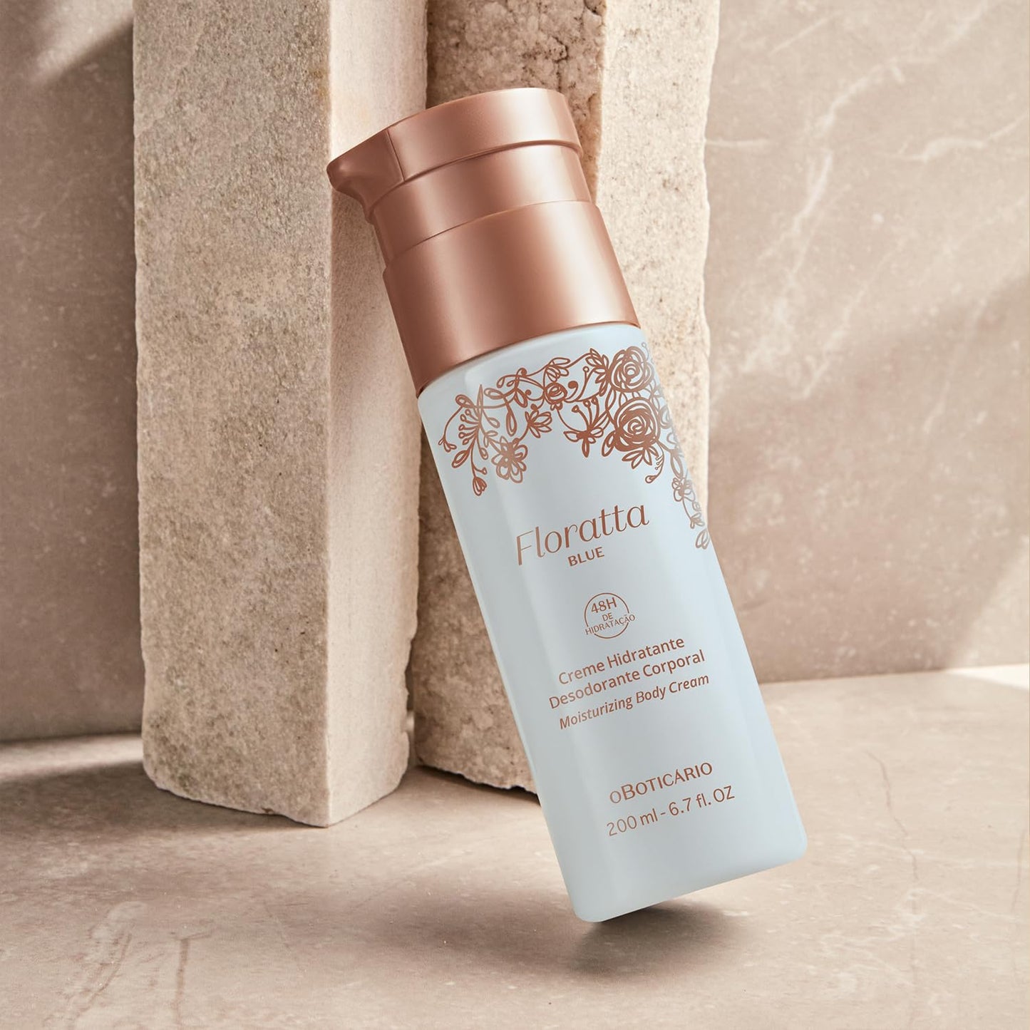 O BOTICARIO Floratta Blue Moisturizing Fragranced Lotion for Women, 7 Ounce
