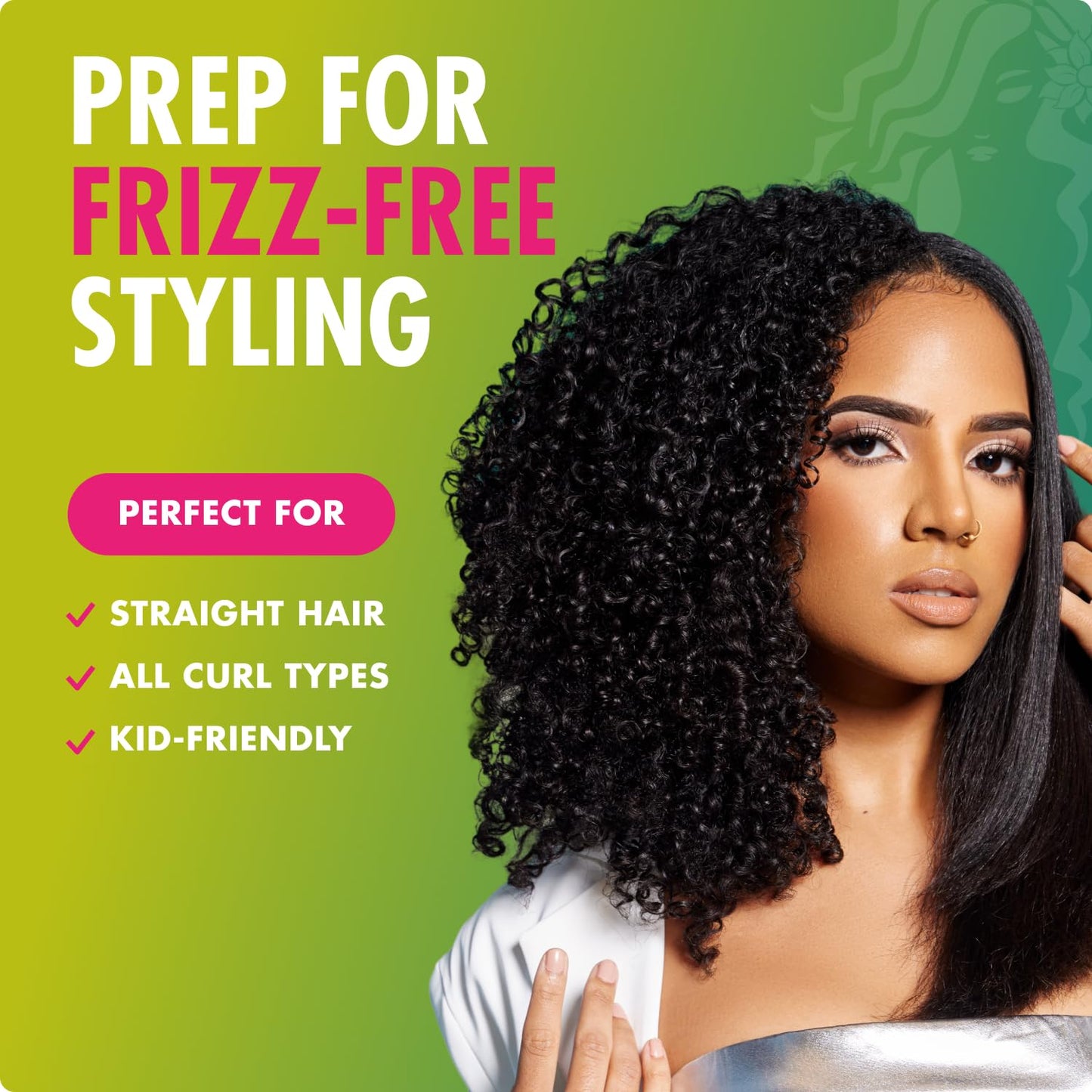 Mielle Organics Avocado & Tamanu Hair Leave In Conditioner Spray for Frizz Control - Smoothing Detangler & Anti Frizz Treatment for Dry, Damaged Styles - Nourishes Scalp for Soft, Shiny Strands - 8 oz