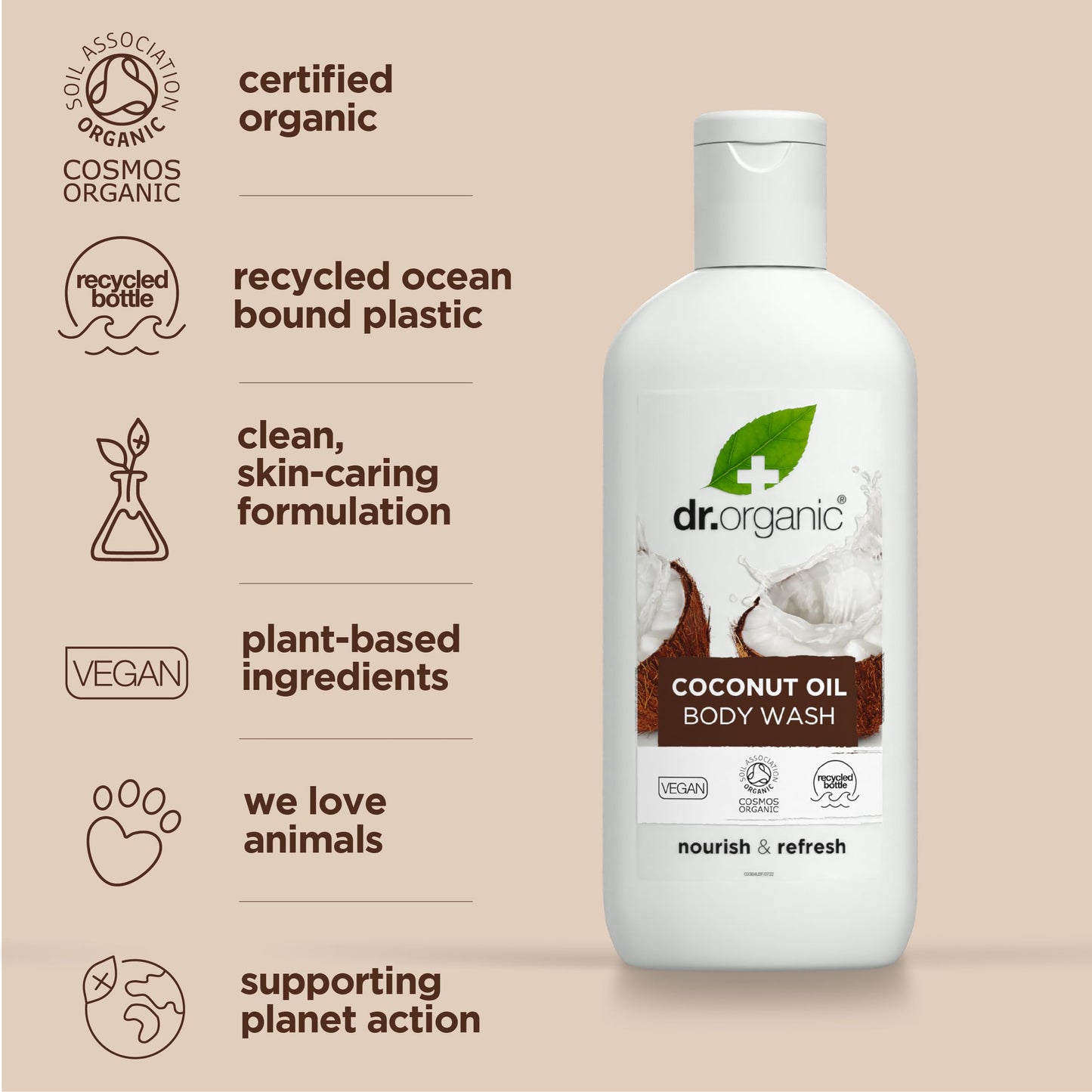 Dr. Organic Coconut Body Wash