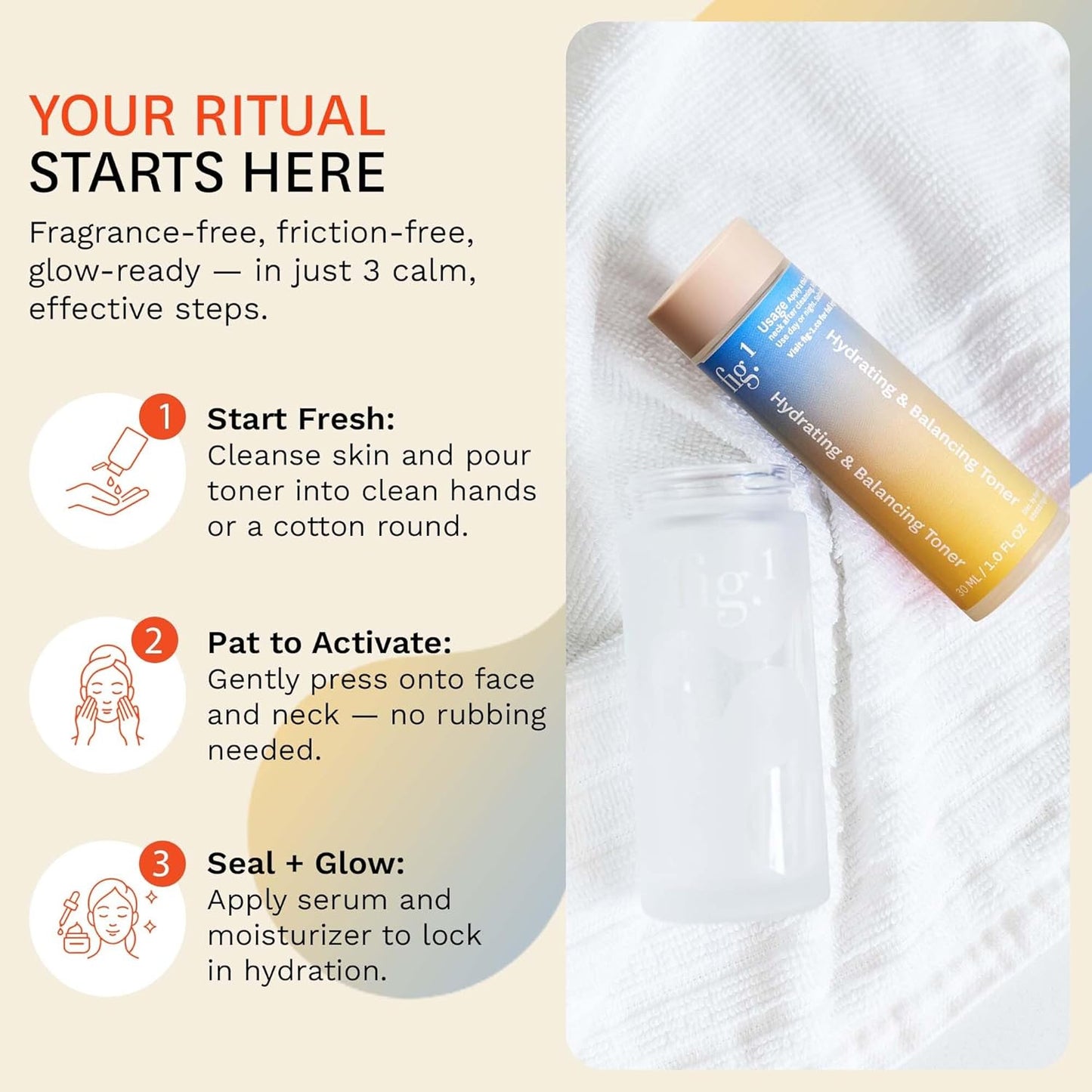 Hydrating Toner Refill for Face | Even Tone & Vegan Skincare with Hyaluronic Acid - 30 ml for Sensitive, Dry, Oily Skin