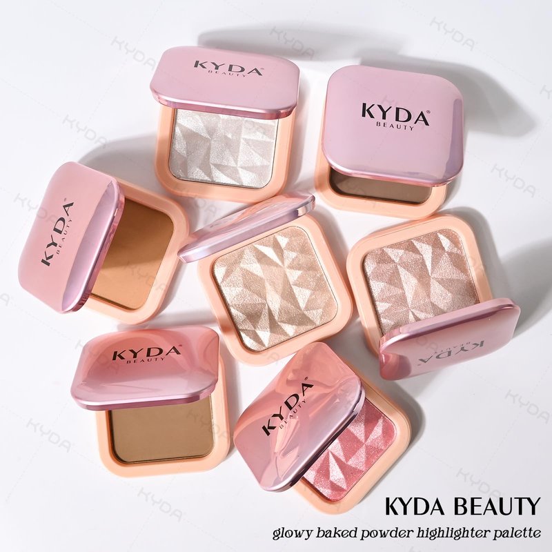 KYDA Face Sculpting Contour Palette, Smooth Matte Contour Pressed Powder, Ultra-fine Lightweight, Easy to Blend, Multiuse Baked Contour Makeup-TAUPE