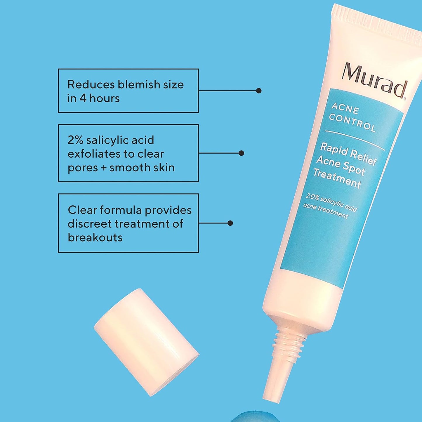 Murad Acne SOS Dual Treatment Combo - Maximum Strength Spot Treatments for Rapid Relief | Set of 2