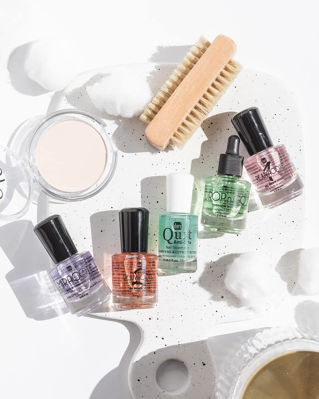 Duri Rejuvacote Nail Growth System - Maximum Strength Base & Top Coat Combo | Quick Dry Miracote