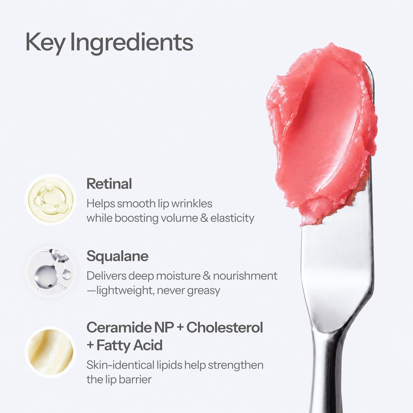 Dr.Different Retinal Lip Balm Tinted, Anti-Wrinkle Lip Treatment with Deep Hydration & Long-Lasting Moisture, K-Skincare made by Korean Dermatologist, 0.14oz