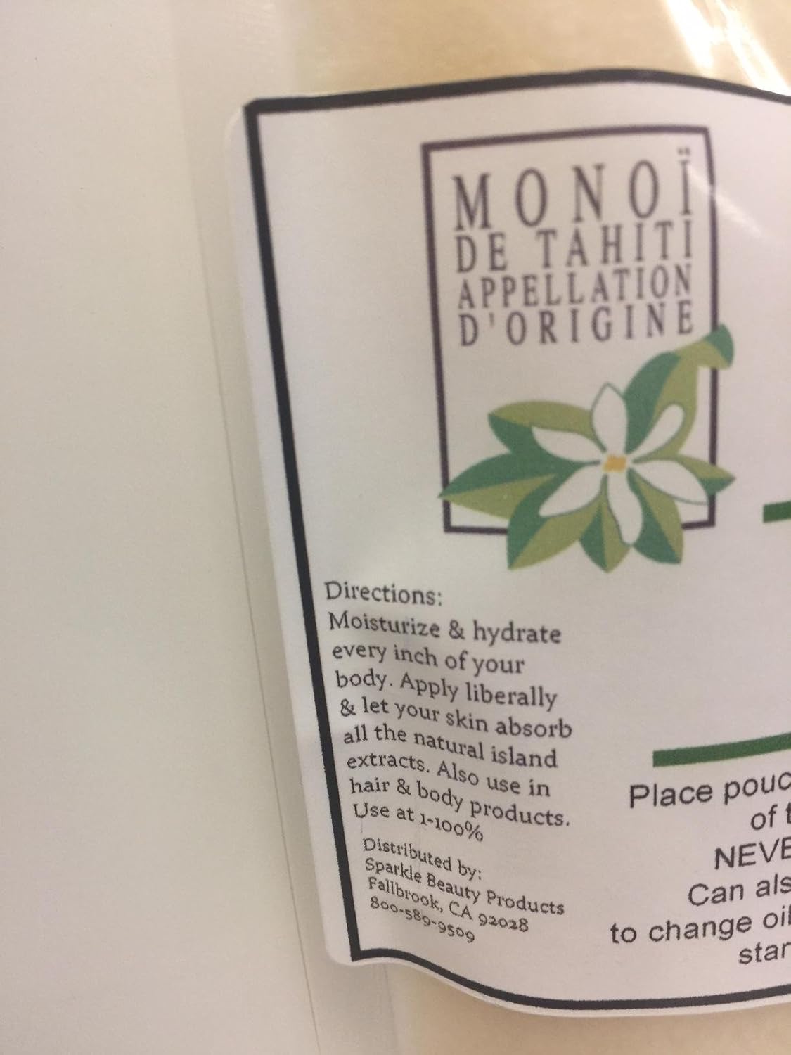 Monoi De Tahiti Oil - 100% Natural Moisturizing Oil for Skin & Hair | 8 oz