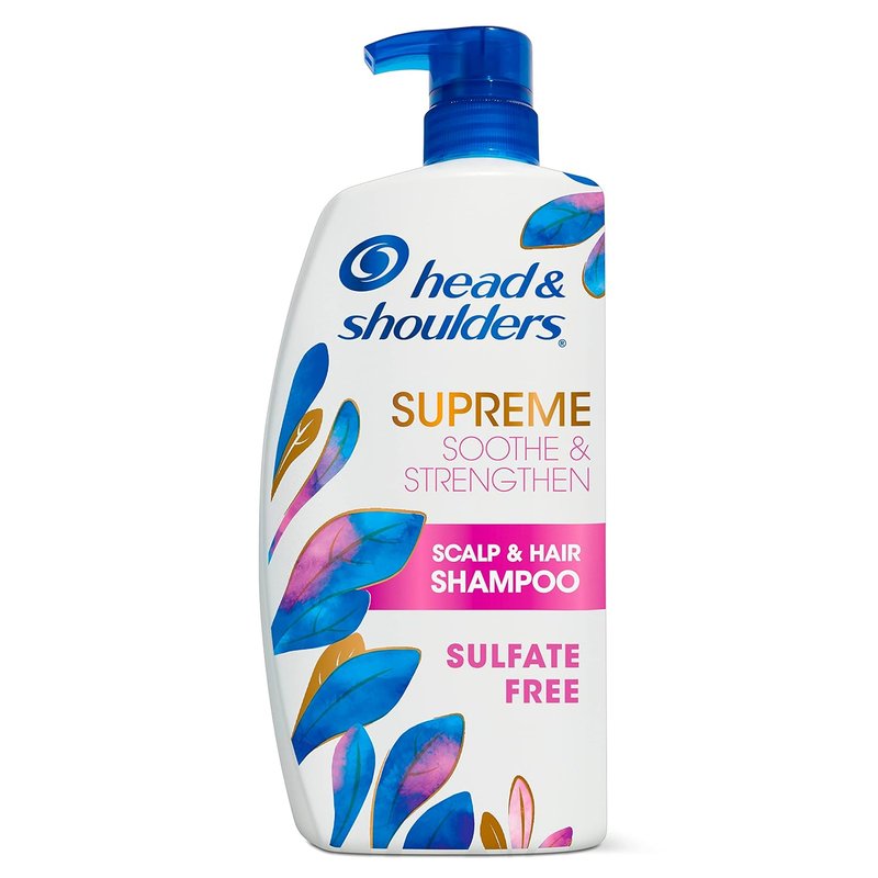 Head & Shoulders Supreme Anti-Dandruff Shampoo - Argan Oil & Rose Essence, 28.2 fl oz | Sulfate-Free, Deep Moisturization