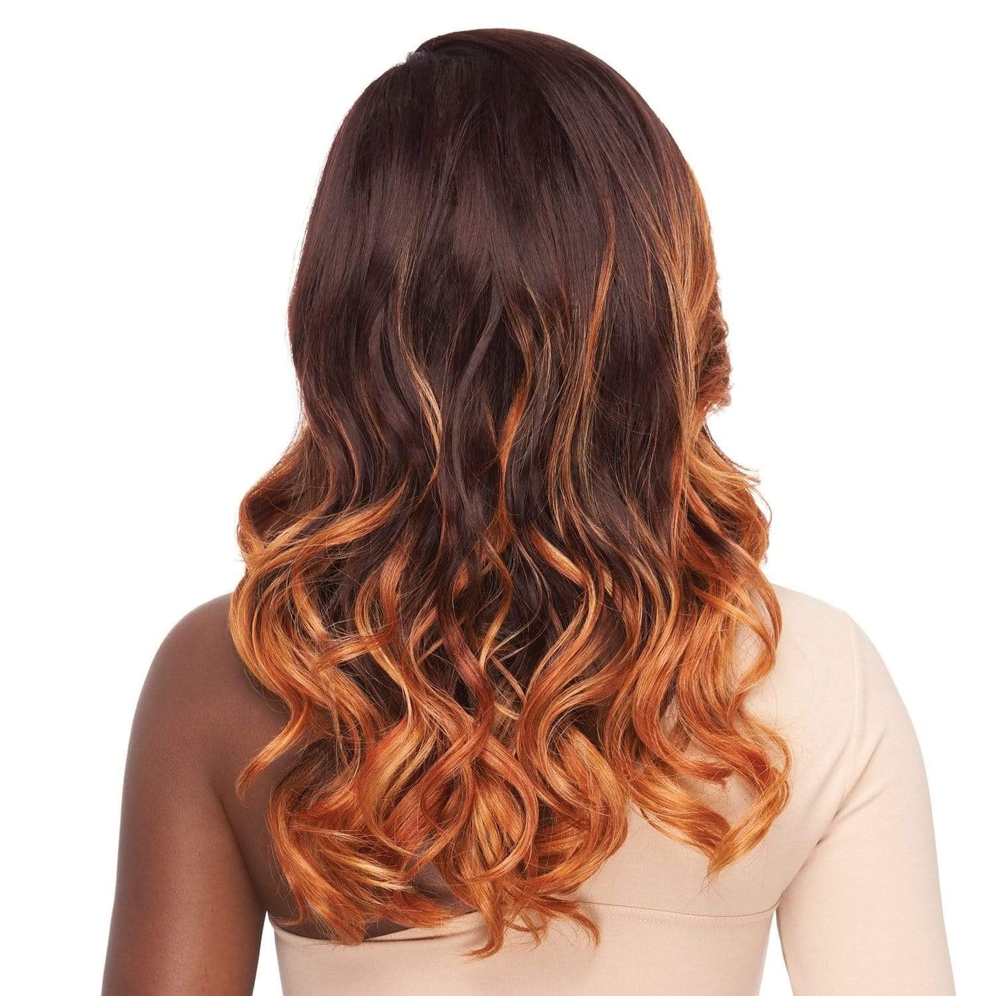Outre Melted Hairline Lace Front Wig - Frontal Effect, No Plucking Required, HD Transparent Lace | Divine (1B)