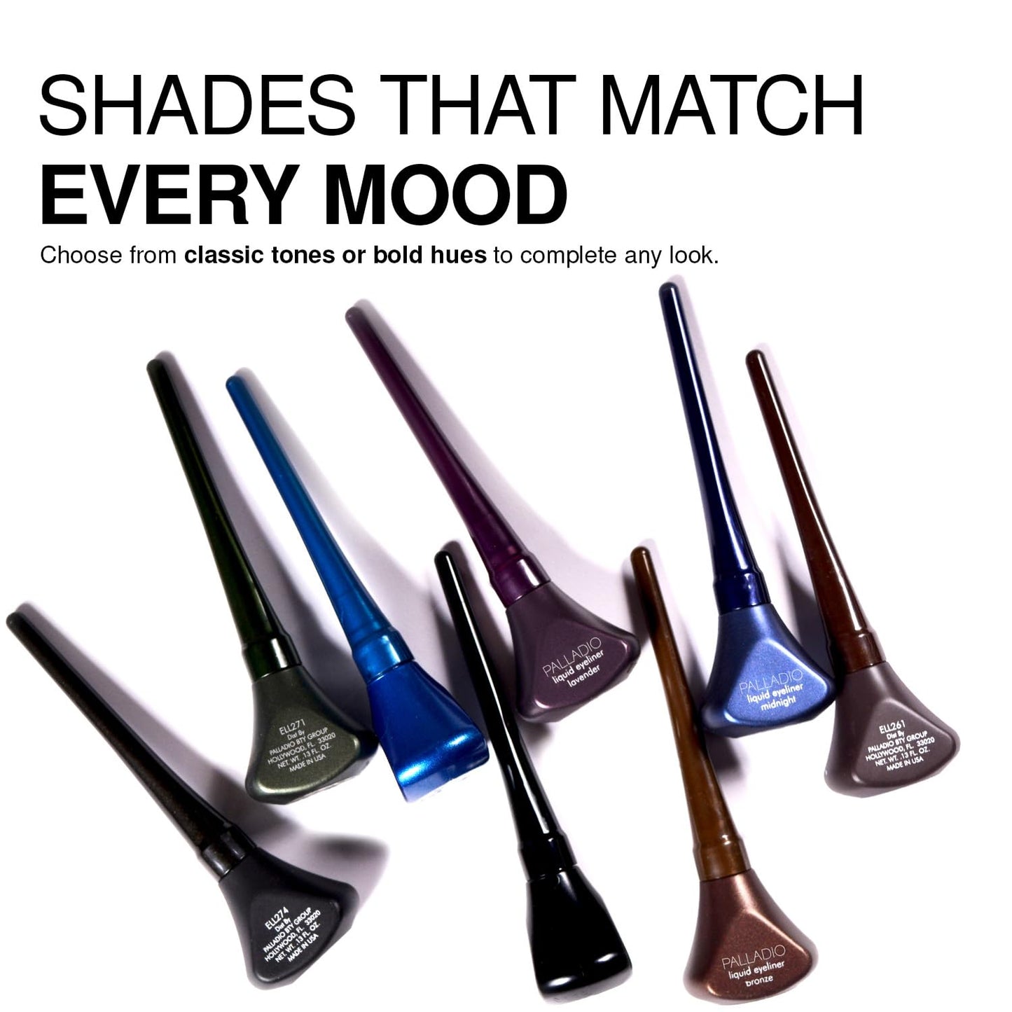 Palladio Liquid Eyeliner, Highly Pigmented and Waterproof, For Intense Eye Definition, Smear-proof Eyeliner Liquid, Includes Easy Grip Wand and Felt Tip Applicator, Aquamarine
