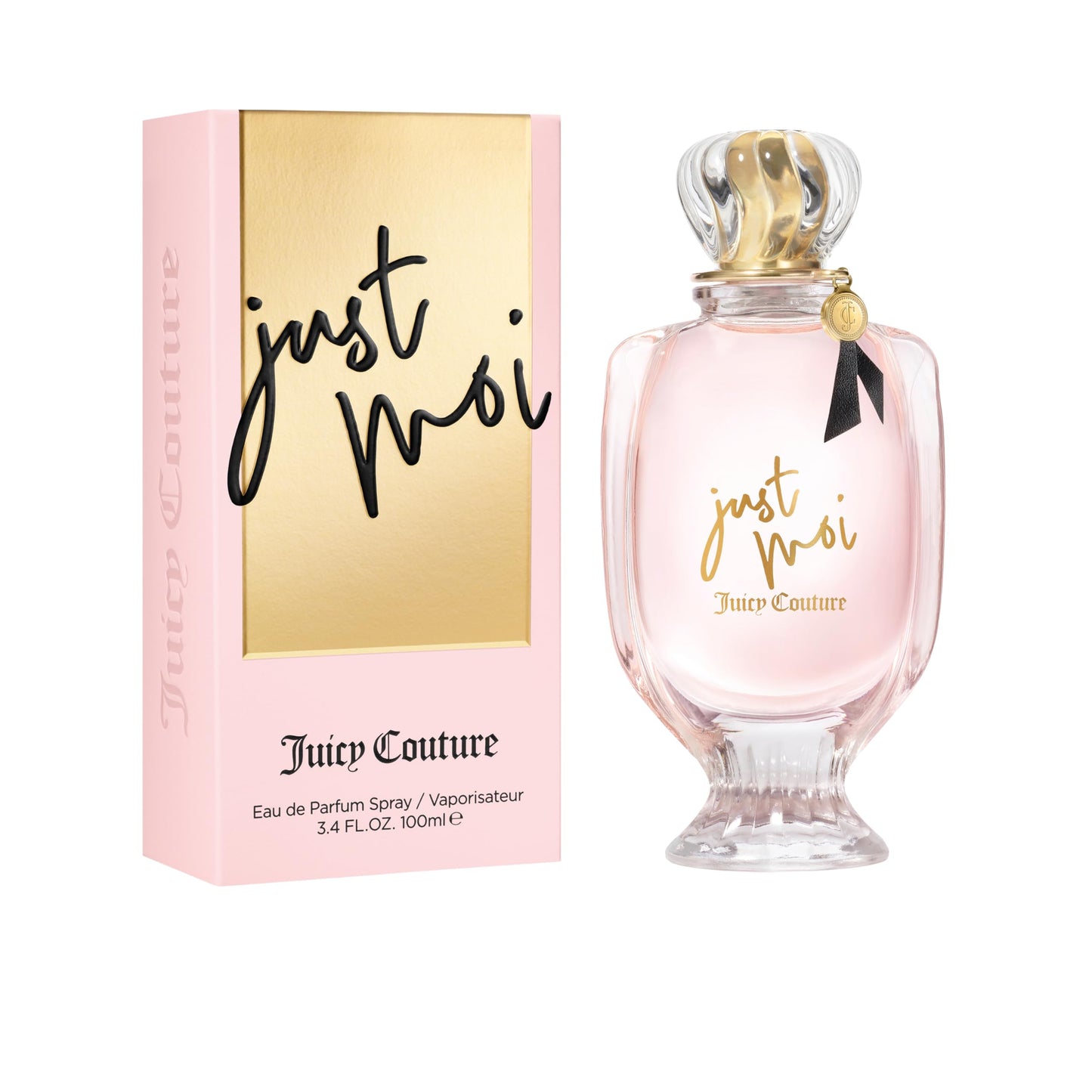 Juicy Couture Just Moi Women's Perfume - Amber Vanilla Eau de Parfum - Sweet & Confident Fragrance for Day to Evening Wear - Long-Lasting, 3.4 fl oz