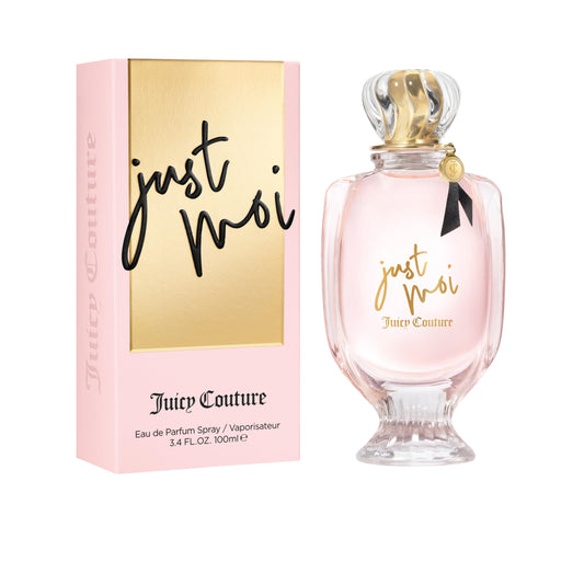 Juicy Couture Just Moi Women's Perfume - Amber Vanilla Eau de Parfum - Sweet & Confident Fragrance for Day to Evening Wear - Long-Lasting, 3.4 fl oz