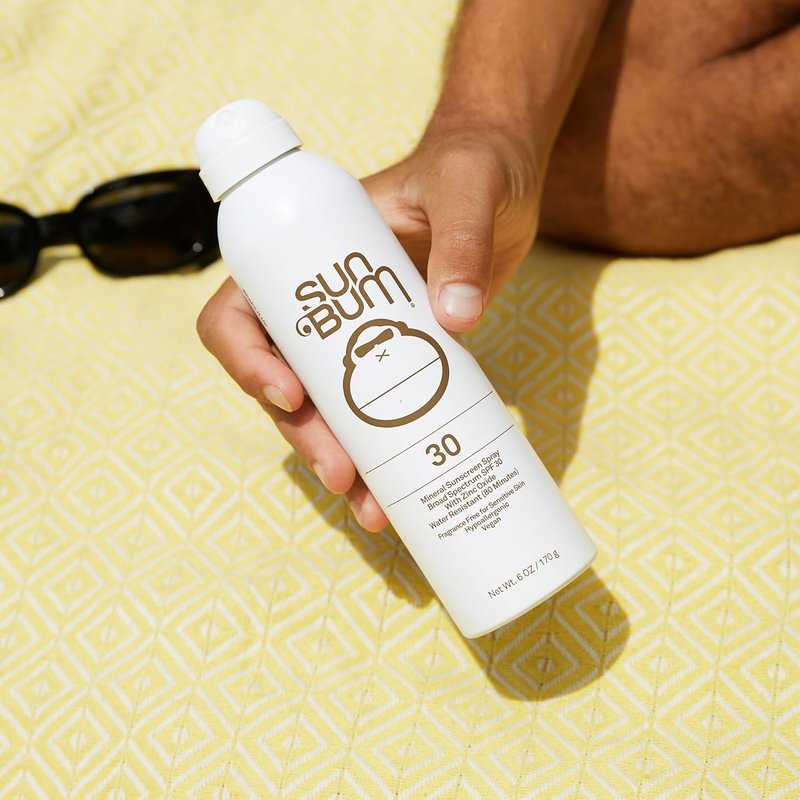 Sun Bum Mineral SPF 30 Sunscreen Spray & SPF 50 Face Stick - Vegan, Reef Friendly, Broad Spectrum Protection, 2 Count