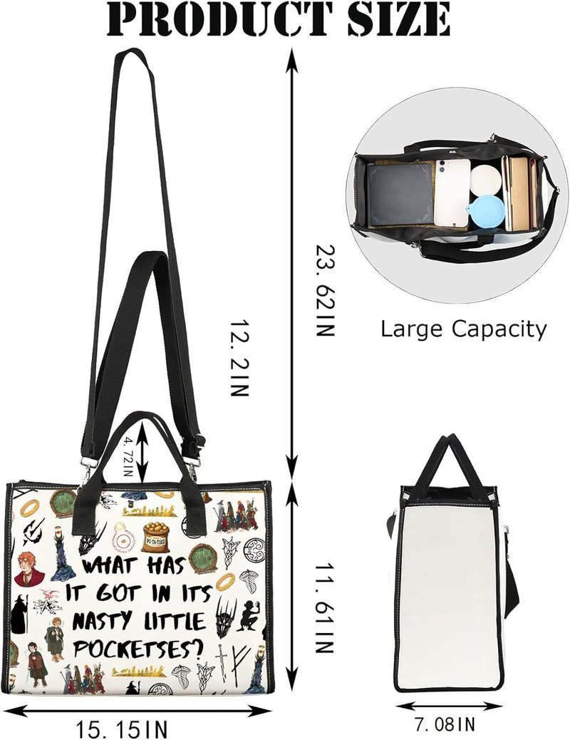Fantasy Movie Makeup Bag - Unique Gift for Fantasy Lovers | Cosmetic Organizer with Fun Design
