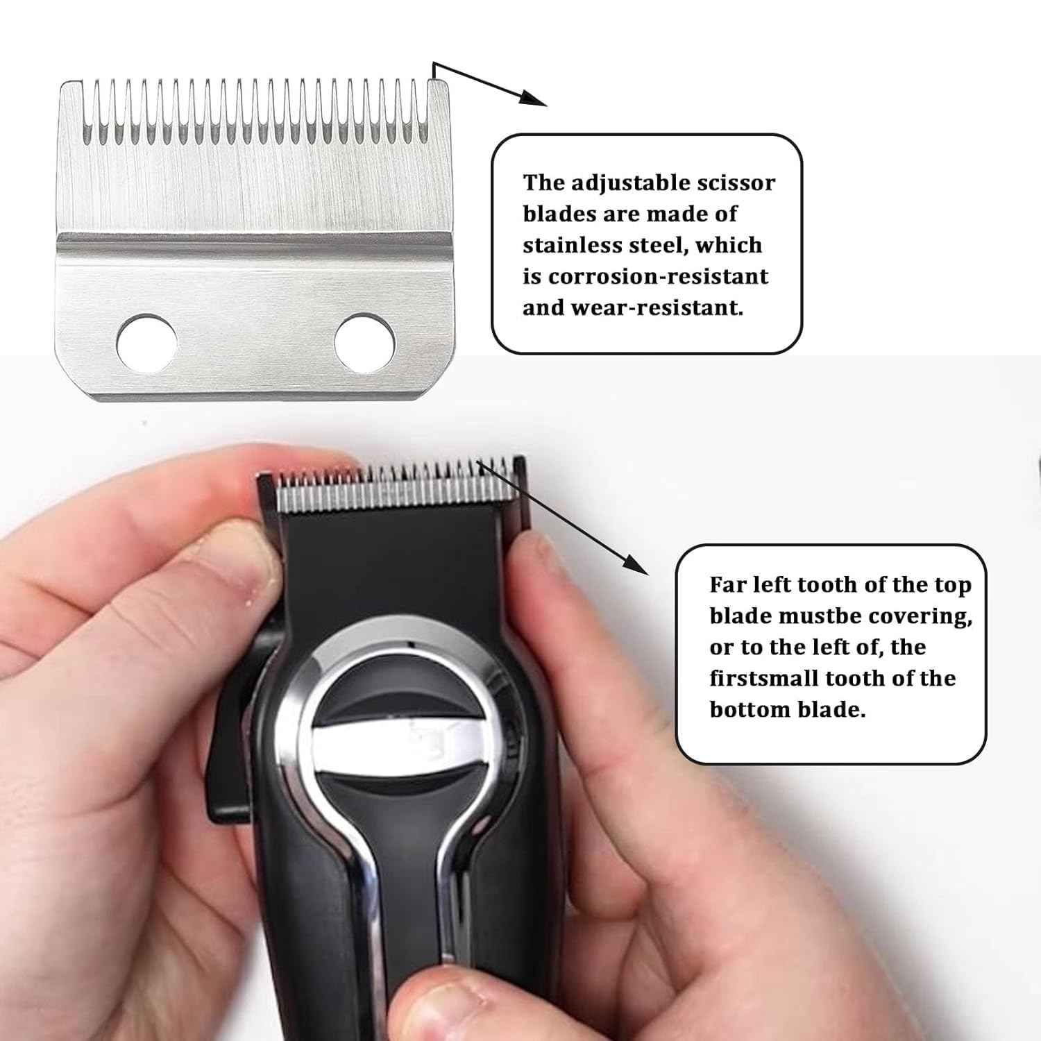 2161 Clipper Blade for 5 Star Cordless Magic Clip #8148 Replacement Wahl Balding 6X0 5 Star balding Clippers