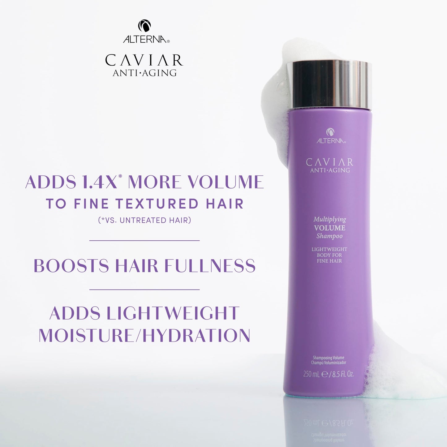 Alterna Caviar Anti-Aging Multiplying Volume Shampoo and Conditioner Set, 8.5-Ounce (2-Pack)