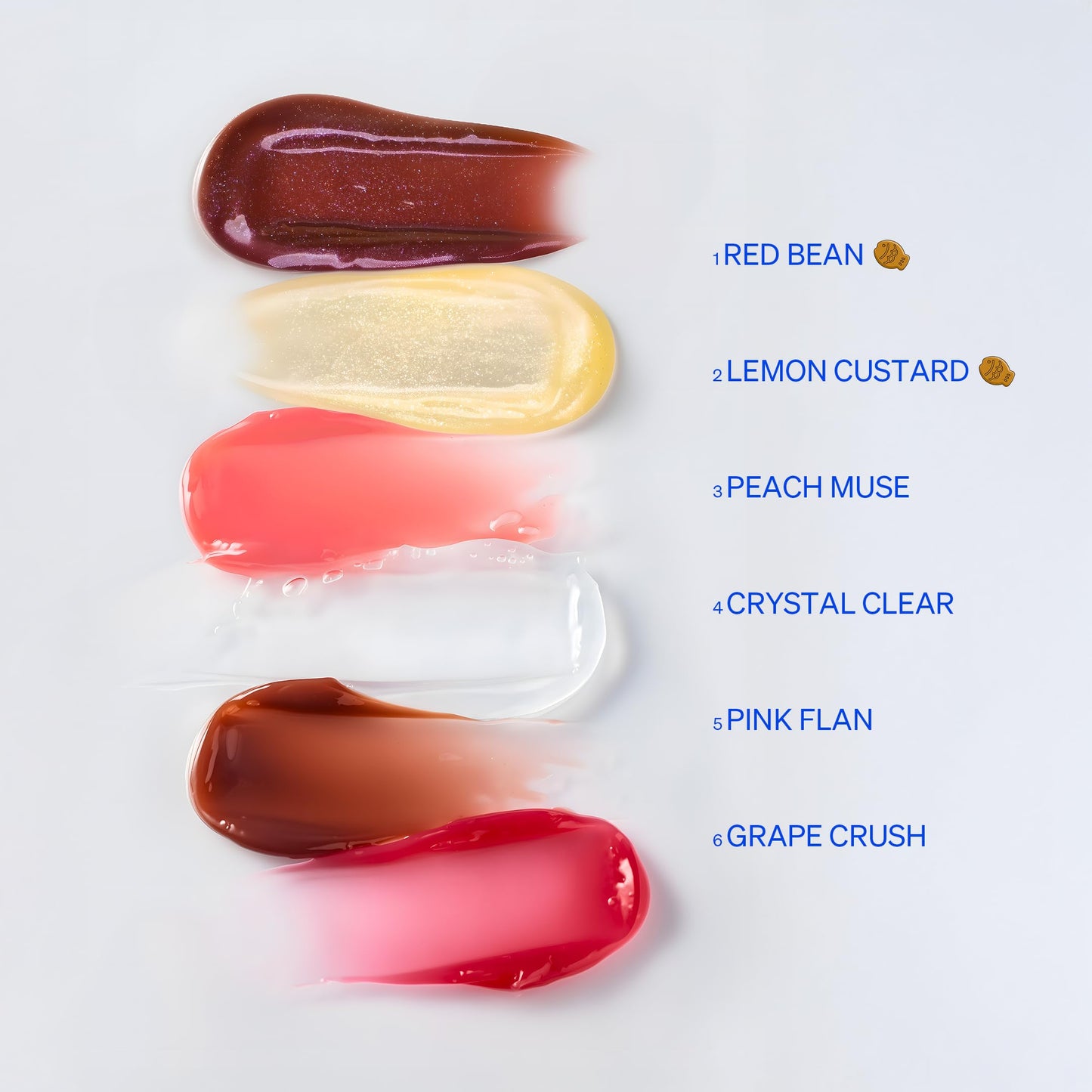 KNEMO LipLock Jelly Serum for Dry Lips, Long-Lasting Hydration & Plumping Gloss with Rose PDRN, Carrot Collagen, Pillow Peptide, Moisturizing Tinted Lip Balm (Red Bean)