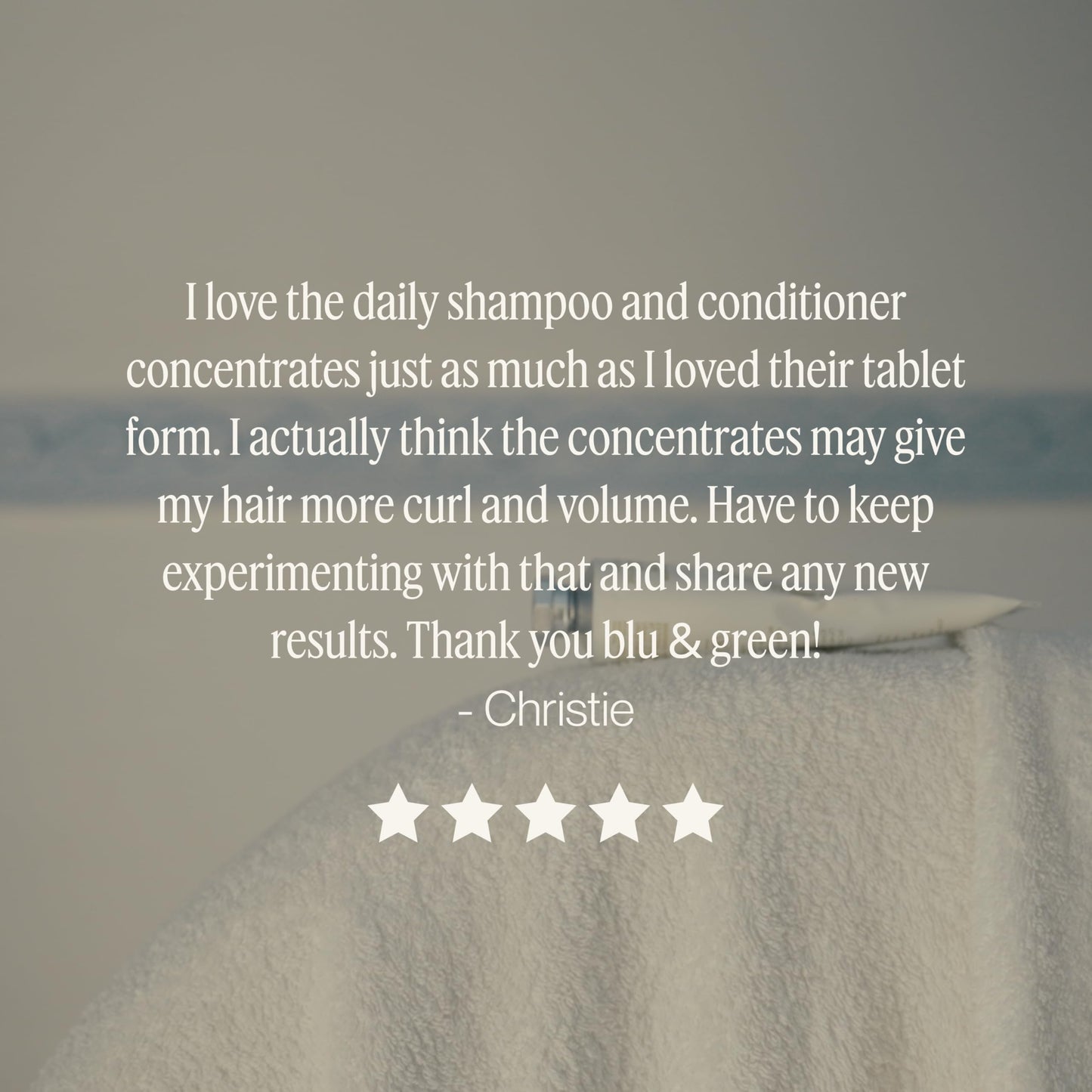 BLU & GREEN Daily Conditioner Concentrate - Cream Conditioner for All Hair Types - Detangles & Hydrates - Coconut, Jojoba & Inulin - Sulfate-Free, Paraben-Free - Vegan & Cruelty Free, 100mL