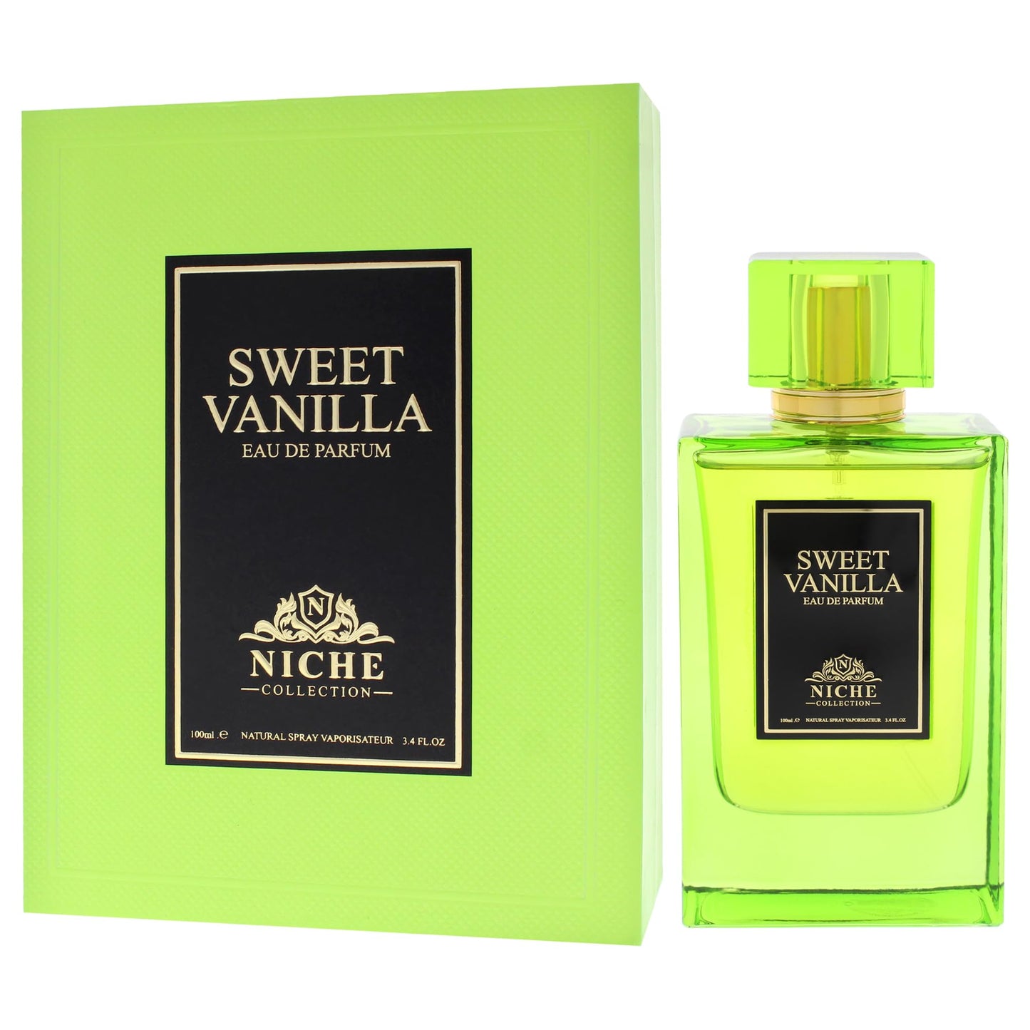 Maison d'Orient SWEET VANILLA Niche Collection Dubai 100 ML (3.4 oz) EDP for Men and Women - Spicy Vanilla Perfume with Bergamot, Pink Pepper, and Vanilla - Long-Lasting Unisex Fragrance