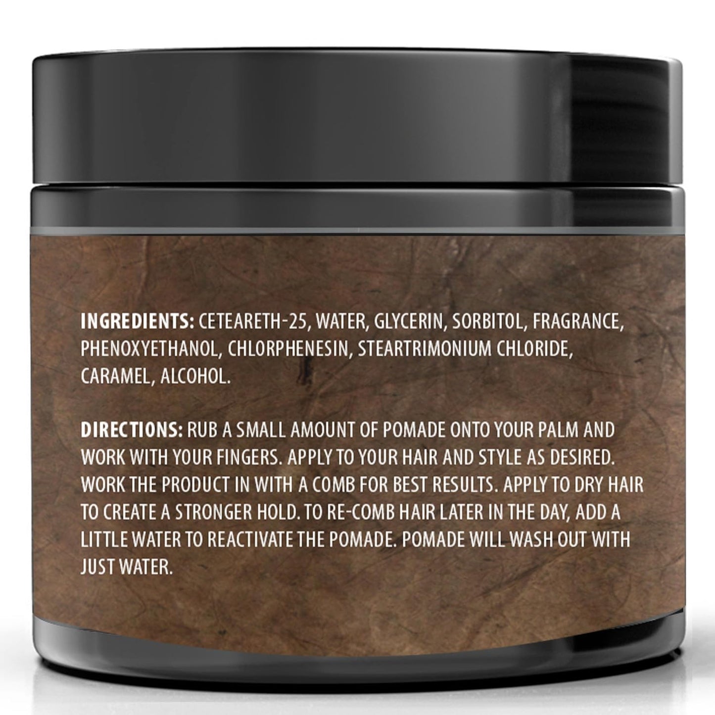 Viking Revolution Sweet Tobacco Hair Pomade - Extreme Hold Water-Based Hair Gel for Men | 4oz