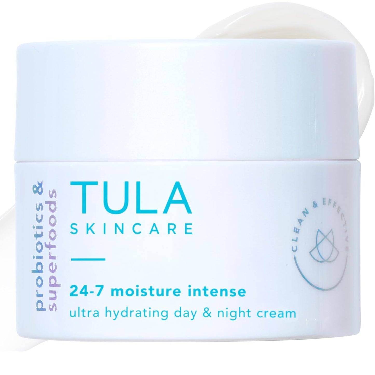 TULA Skincare 24/7 Moisture Intense Face Cream - Ultra Hydrating for Very Dry Skin | Prebiotic Extracts & Hyaluronic Acid