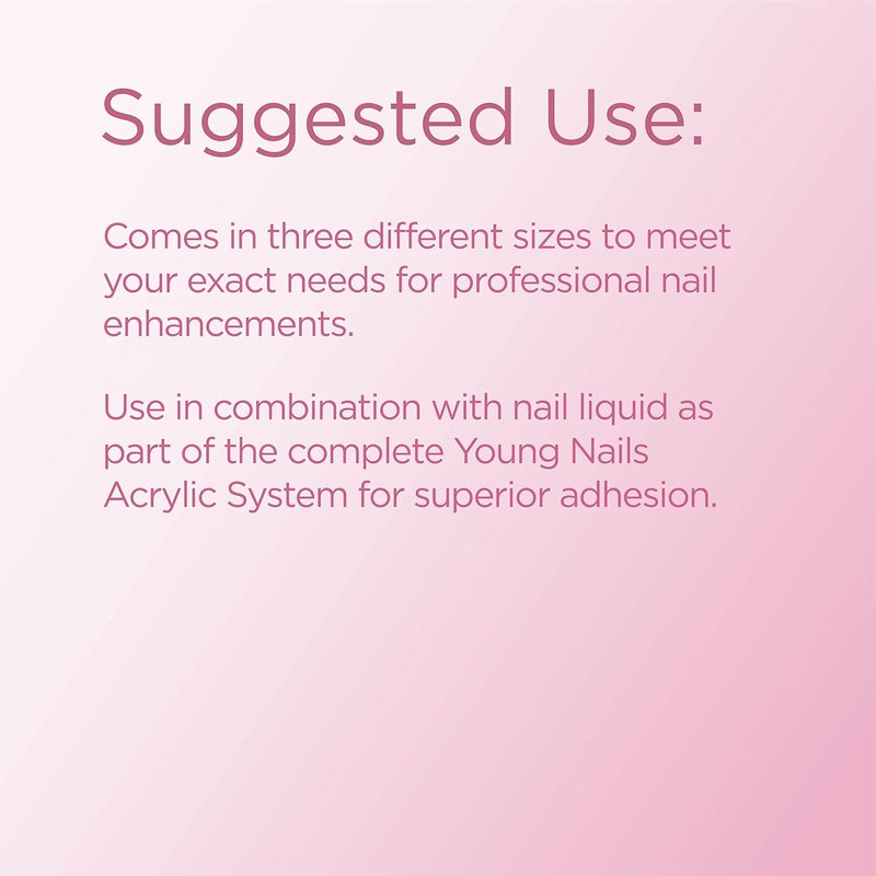 Acrylic Core Powder for Nail Art - Clear 45g | Professional Quality