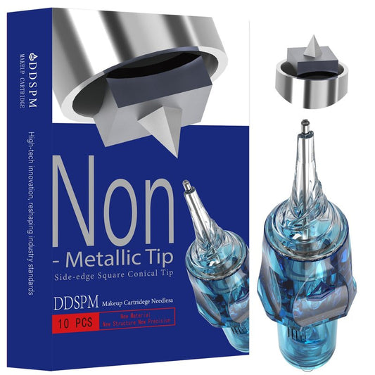 Permanent Makeup Needle Cartridge Side Square Tapered Tip PMU Needles microblading needles for Hairstroke Nanobrows Powder Brows Scalpmicropigmentation from Tattoo to SPM for PMUartist Beginners