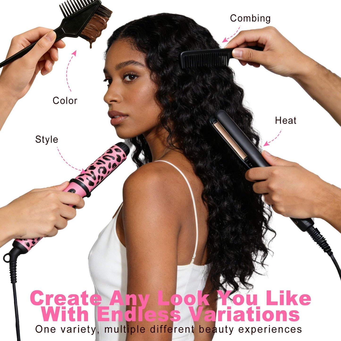 Loose Wave Bundles Human Hair 3Bundles Brazilain Virgin Loose Wave Human Hair Bundles Natural Black Color Can be Dyed (Natural Black, 10 10 10 Inch)