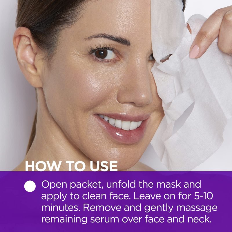 Andalou Naturals, Age Defying Instant Rejuvenate & Firm Sheet Mask (Pack of 5)