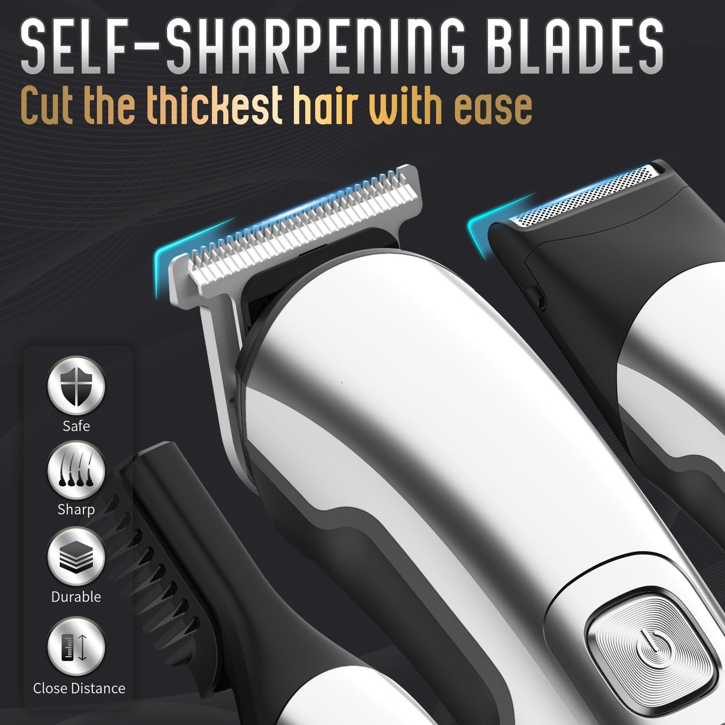 Ufree Beard Trimmer for Men, Waterproof Electric Razor, Grooming Kit