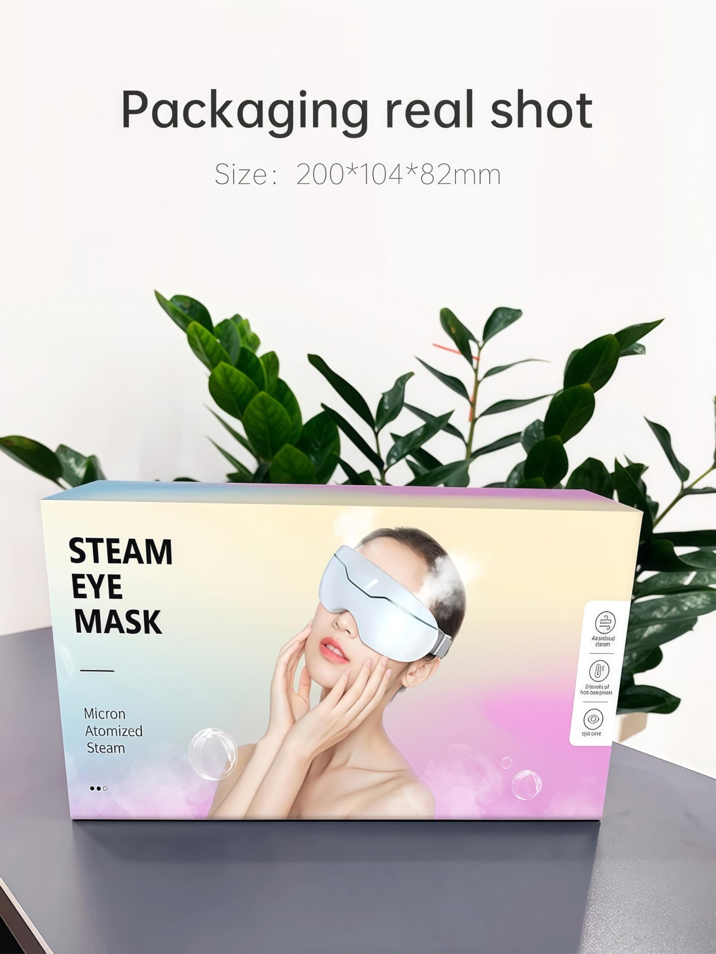 Talzpro Eye Steamer for Dry Eye, Steam Therapy Mask 2 Levels, Adjustable Steam Eye Massager with Heat, Smart Hot & Cold Nano Mist Moisturizing, Gifts for Women Men Mom Dad