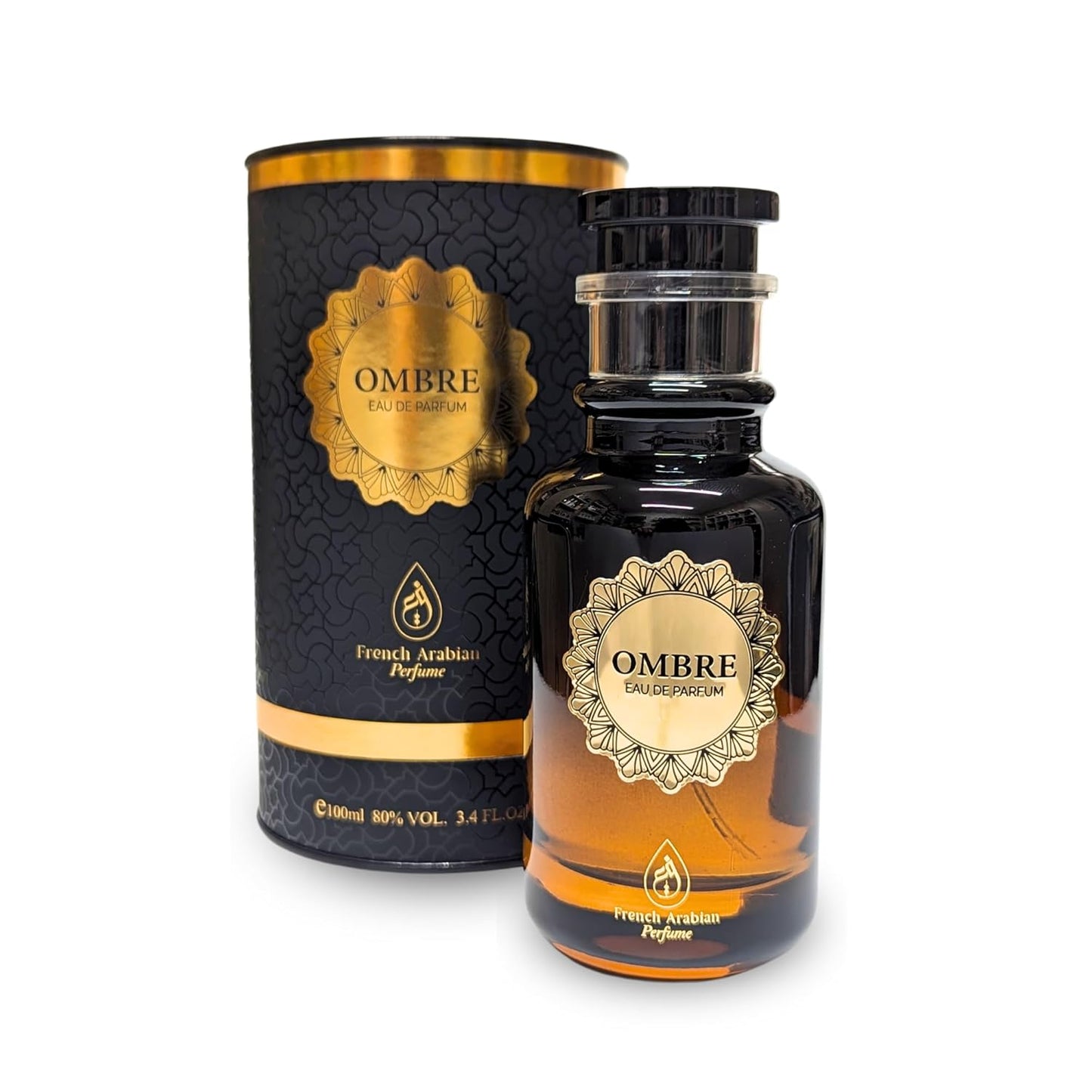 French Arabian Perfumes Ombre EDP - 100 ML Oud Wood Fragrance for a Desert-Inspired Journey