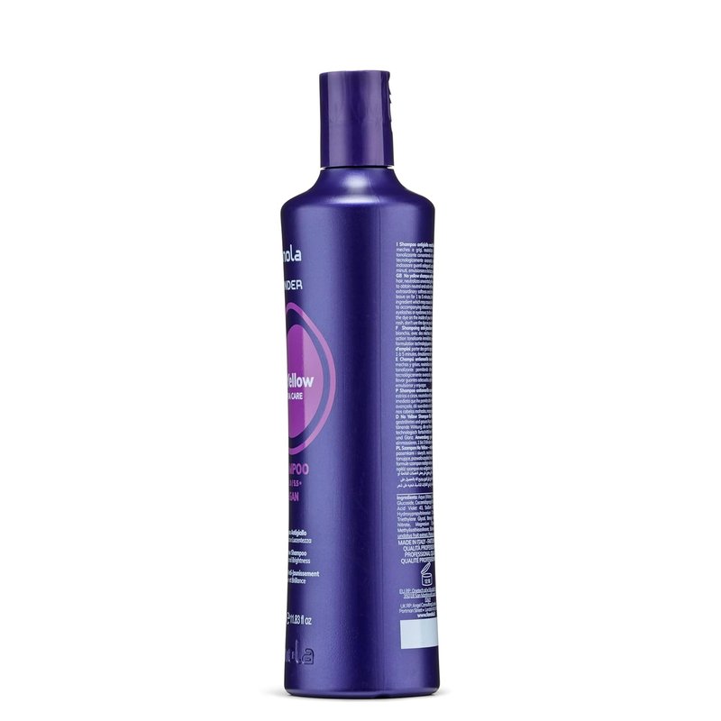 Fanola Wonder No Yellow Purple Shampoo - Color Depositing for Blondes & Grey Hair | 11.83 Fl Oz