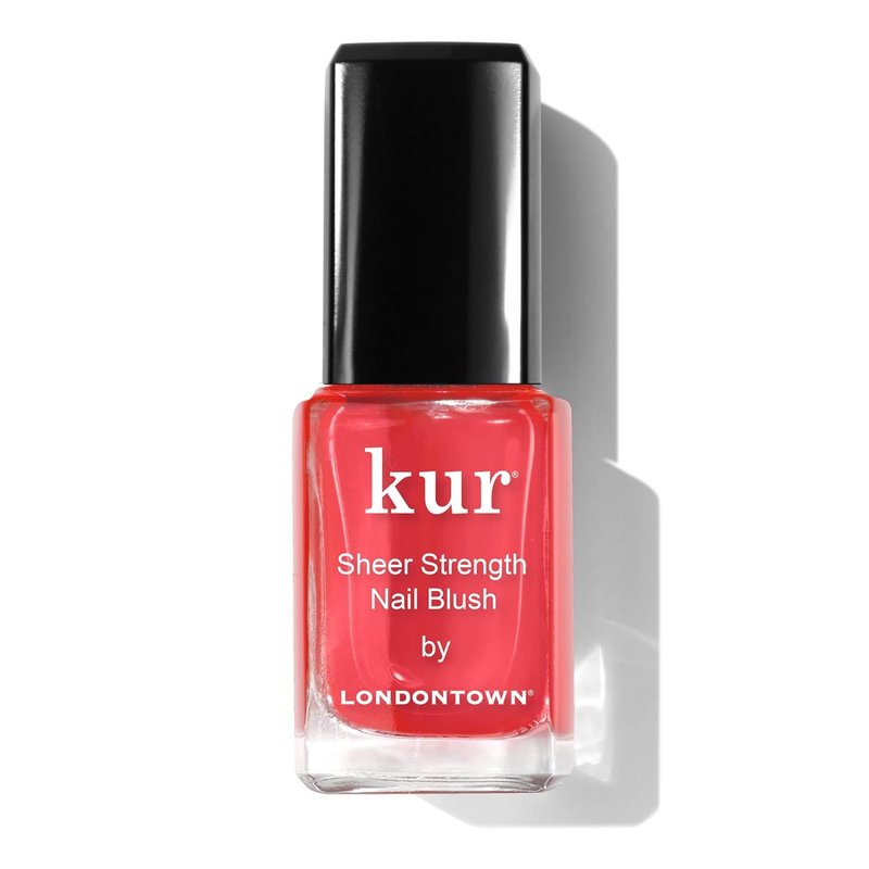 LONDONTOWN Sheer Strength Nail Blush - 2-in-1 Tinted Nail Hardener & Strengthening Treatment | Jelly Finish