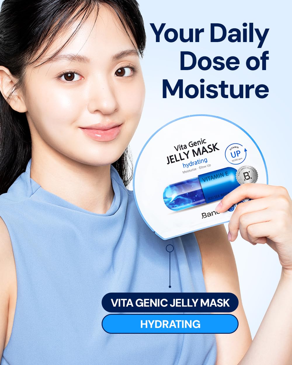 Bano Vita Genic Jelly Hydrating Sheet Mask | Korean Face Mask | 20EA