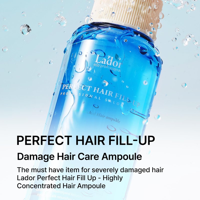 LA'DOR LADOR Perfect Hair Fill Up Original 3 Seconds Intensive Keratin Hair Mask Rinse Off Treatment for Bleached Frizzy Damaged Dry Perms Dyes Deep Conditioner Protein Self Hair Care Korean