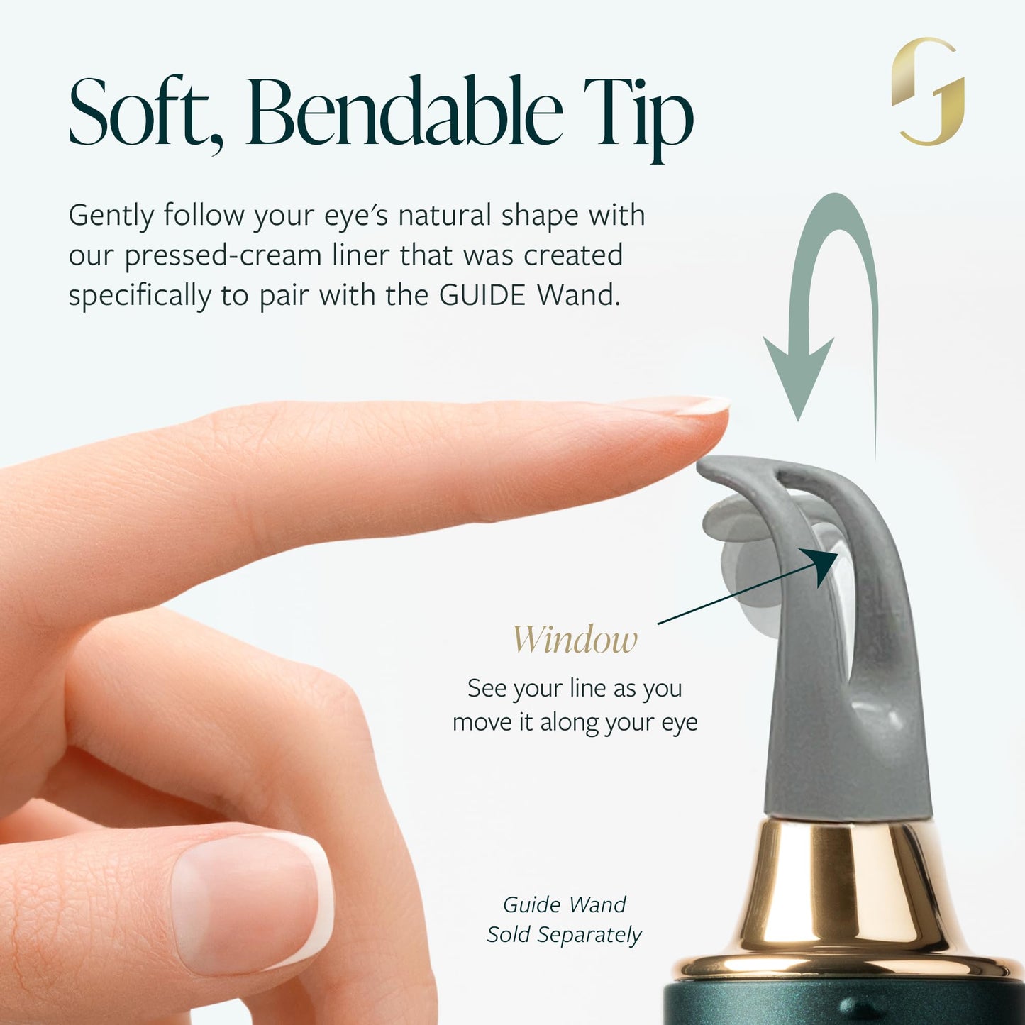 Guide Beauty GUIDE Line Luxe Long-Wear Black Eyeliner Cream, Easy Tightlining & Winged Make-up, 0.14 oz (Black)