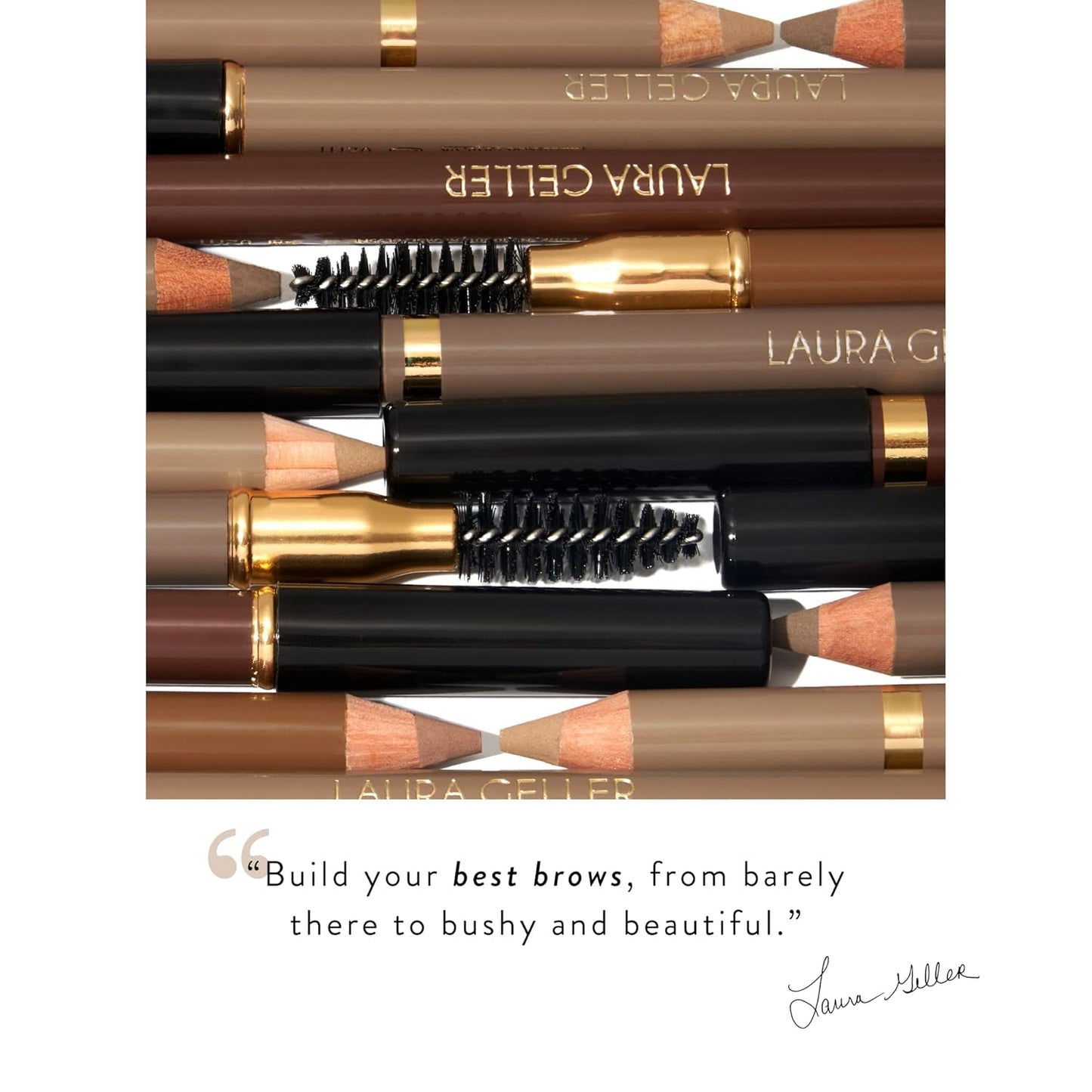 Bravo Brows Soft Pencil & Brush Set - Dark Brown Eyebrow Makeup Tool