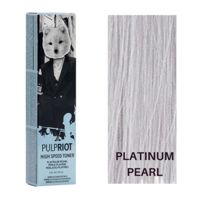 Pulp Riot High-Speed Toner - Platinum Pearl 3 oz | Vibrant Hair Color Solution