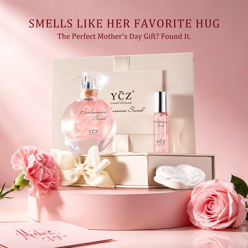 Ycz Quicksand Perfume Luxury Women's Perfume Gift Set for Mothers Day Gifts, 2.19oz (65ml) Eau De Parfum, Long-Lasting Oriental Fragrance with Grapefruit, Citrus Blackcurrant, Unique Gift for Women