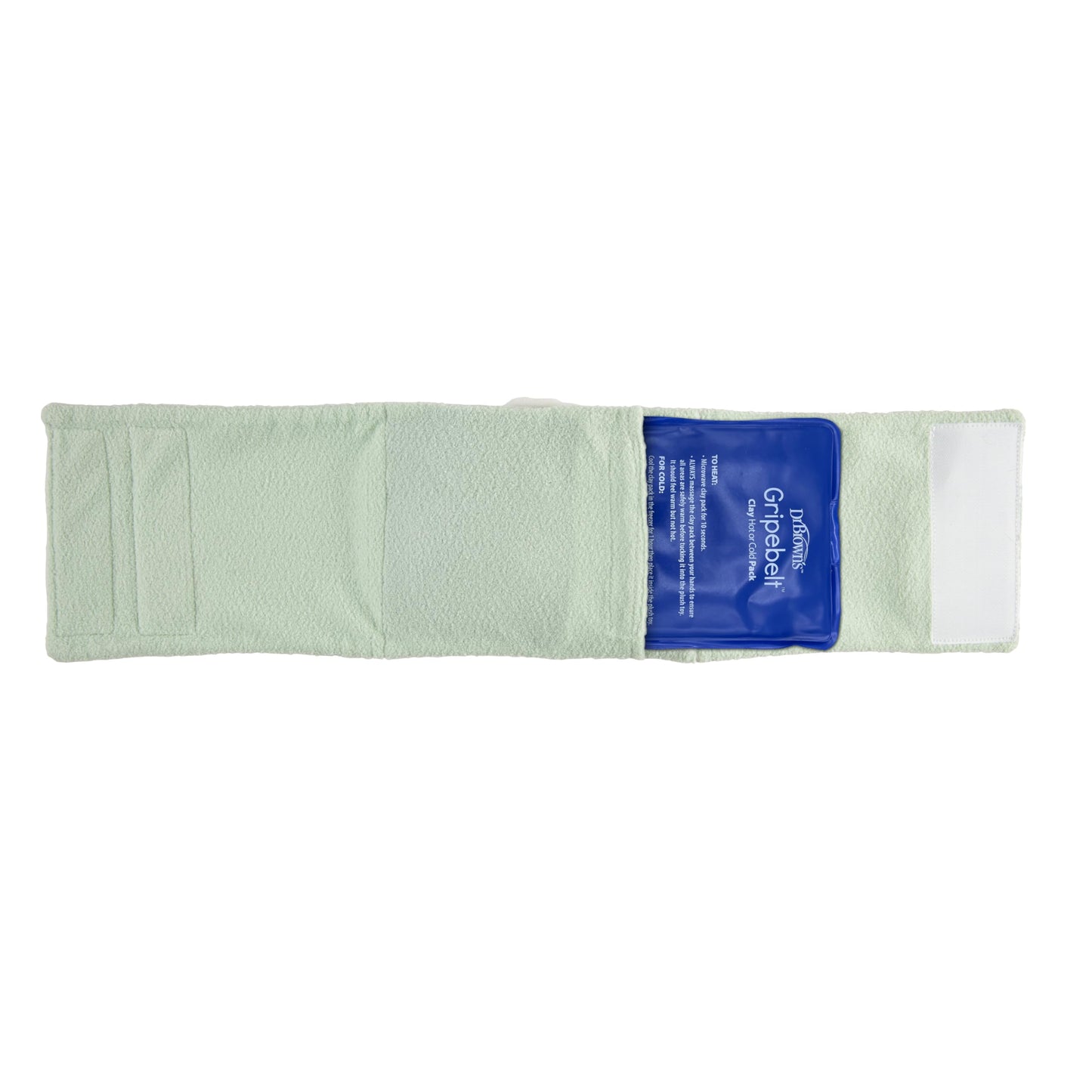 Dr. Brown's Infant Gripebelt Heated Belly Band, Soothe Baby's Tummy with Gentle Warmth and Compression, Panda, 0m+