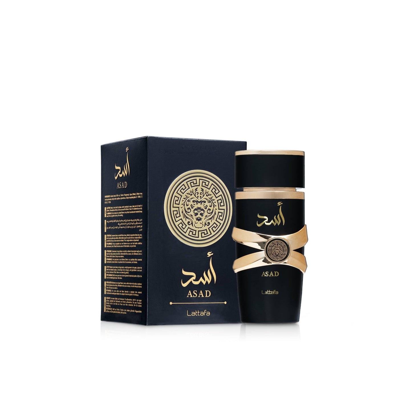 Lattafa Imported Long Lasting Luxury Perfume Spray Asad Premium Refreshing Oud and Musk Fragrances Eau De Parfum 100 ml Perfume for Unisex