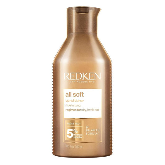Redken All Soft Conditioner - Deeply Moisturizing Formula for Dry, Brittle Hair | Softens, Smooths & Adds Shine