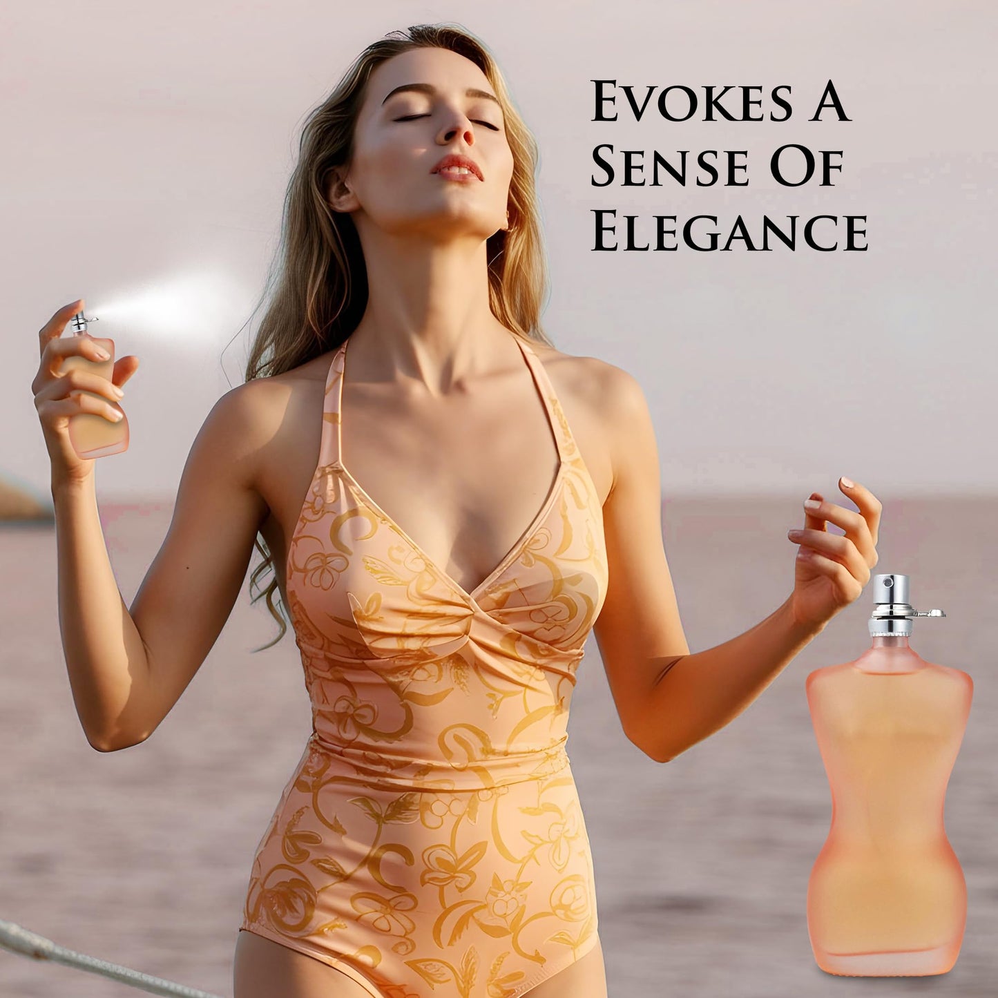 Miss J for Women - Floral and Warmth Fragrance - Top Notes of Rose, Star Anise, Orange, Pear, Bergamot, Iris, Orchid & Plum - Base Scent of Vanilla & Cinnamon - Elegant 100ml Bottle, Parfume for Women