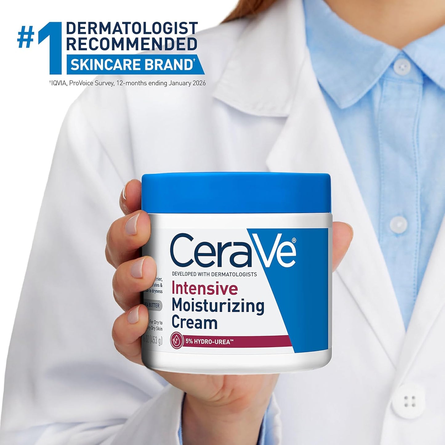 CeraVe Intensive Moisturizing Cream - Fragrance-Free Body Lotion for Extremely Dry Skin, 19oz | 72H Hydration & Skin Barrier Repair