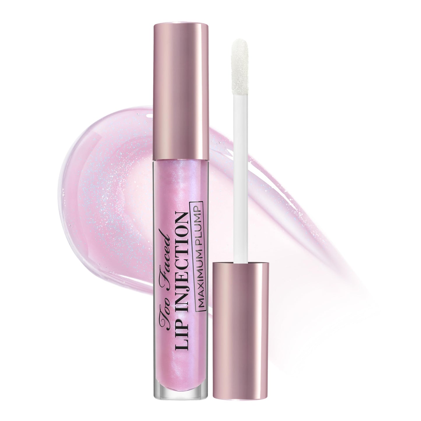 Too Faced Lip Injection Maximum Plump Extra Strength Lip Plumper Gloss | Hydrating, Volumizing, + Plumping, 0.14 Fl Oz, Blueberry Buzz