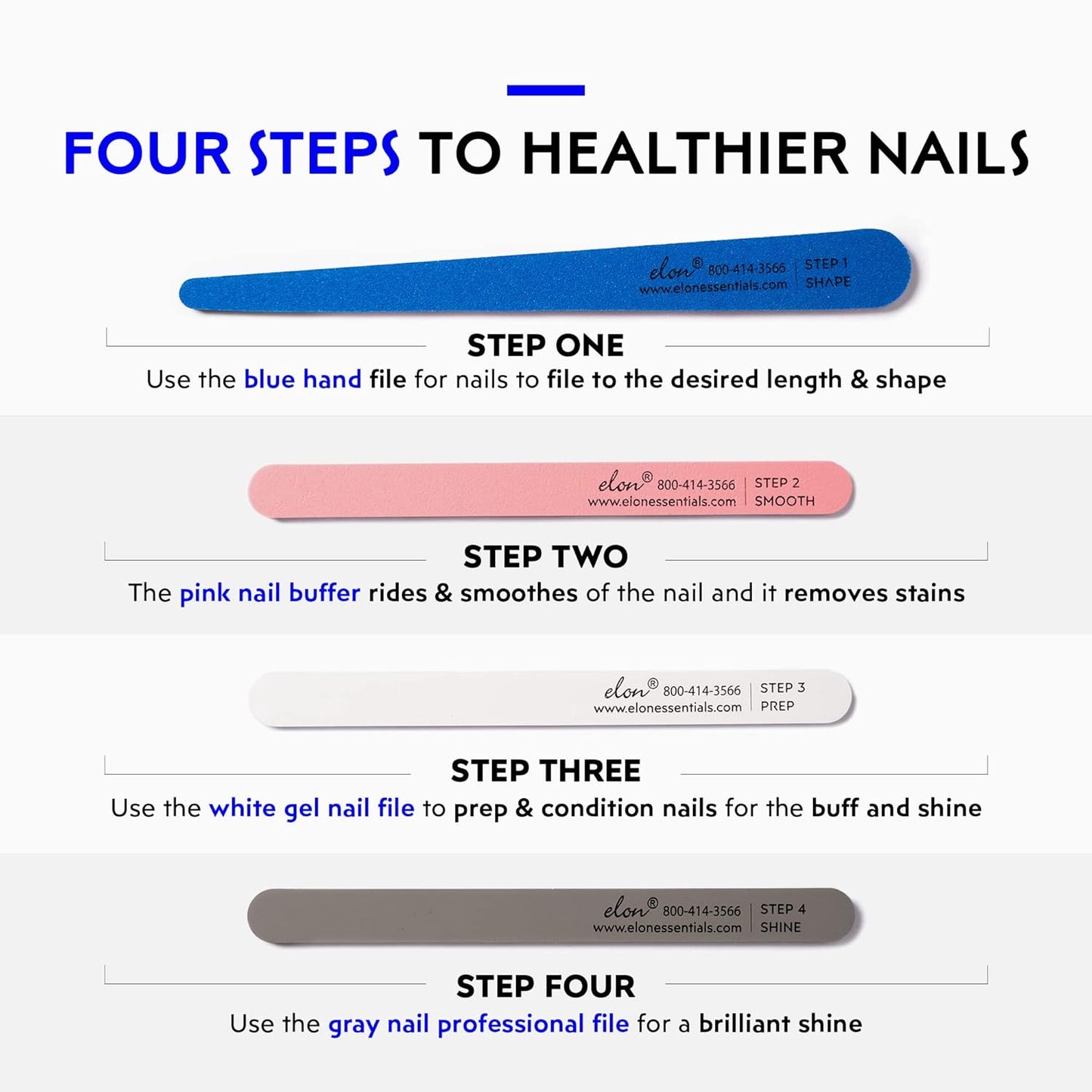 Elon Essentials Kit | Healthy Nail Conditioner & Cuticle Oil Set - Manicure Tools for Daily Strengthening & Moisturizing